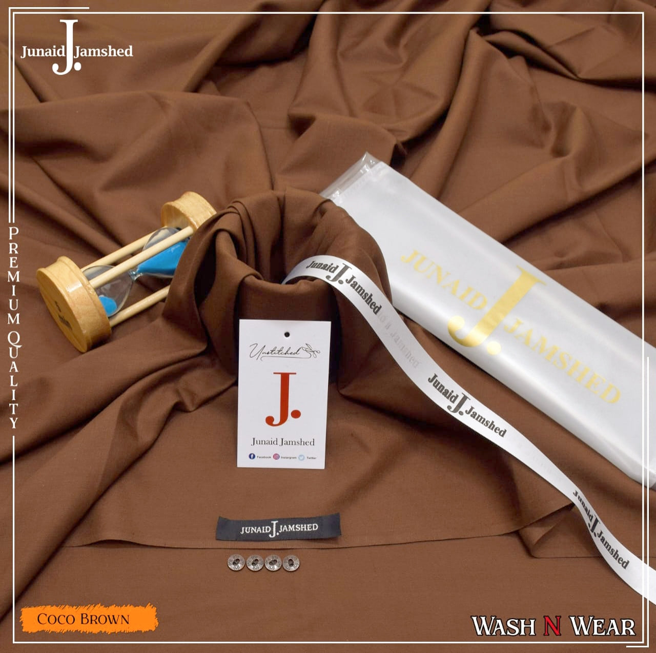 J. By Junaid Jamshed Boski Wash&Wear Unstitched Vol 16