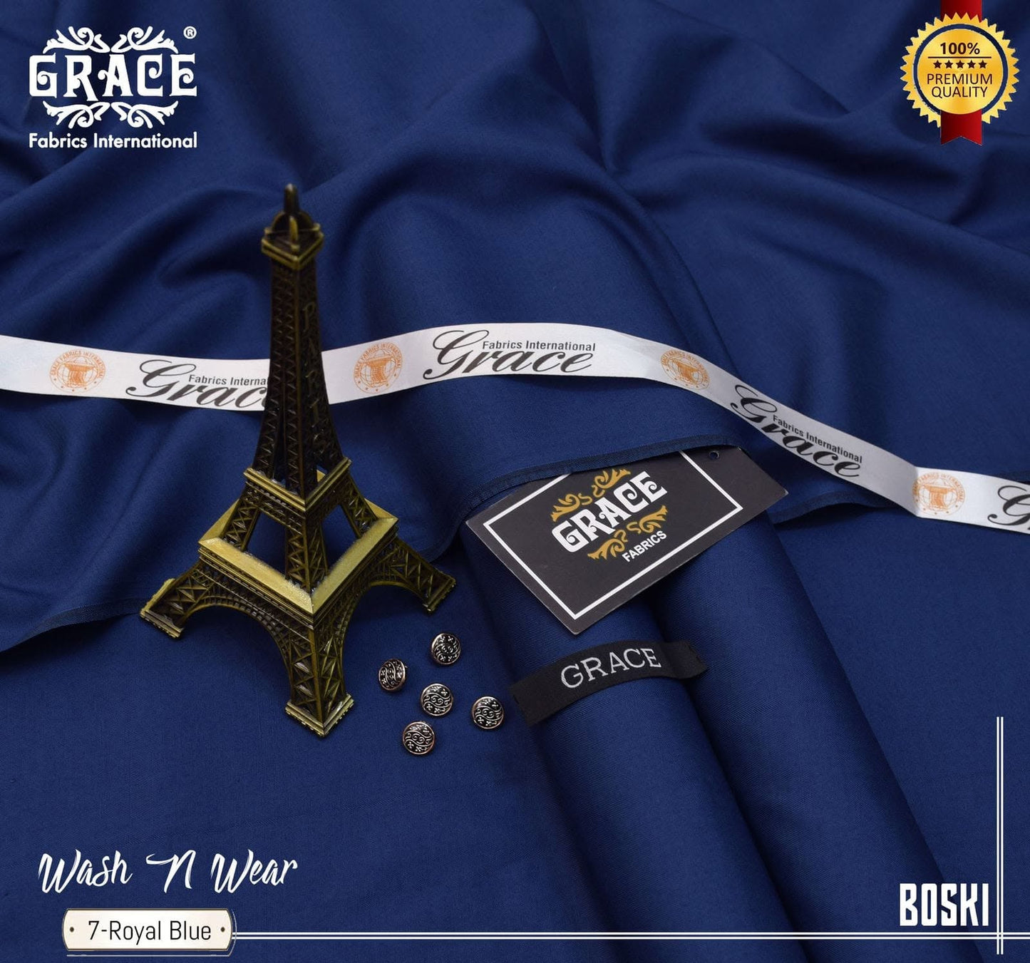 Grace Premium Boski Wash&Wear Unstitched