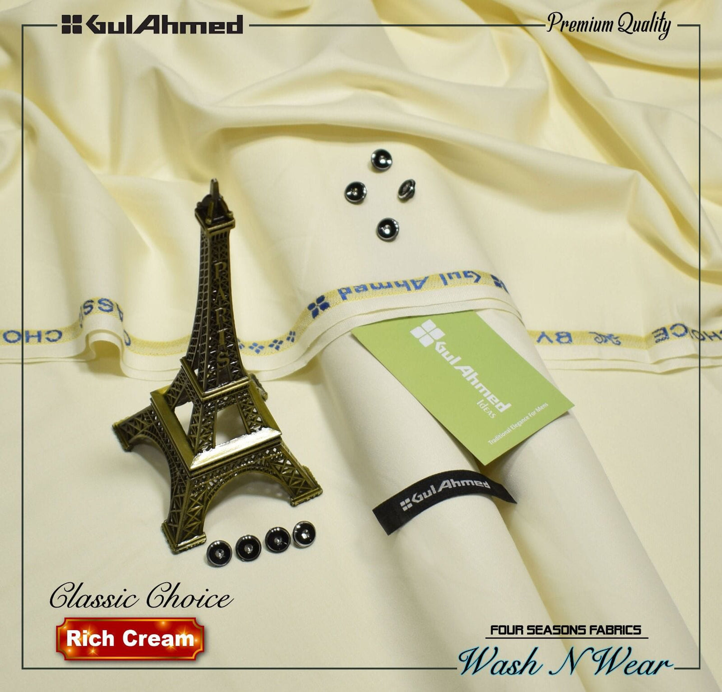 Gul Ahmed Boski Wash&Wear Unstitched