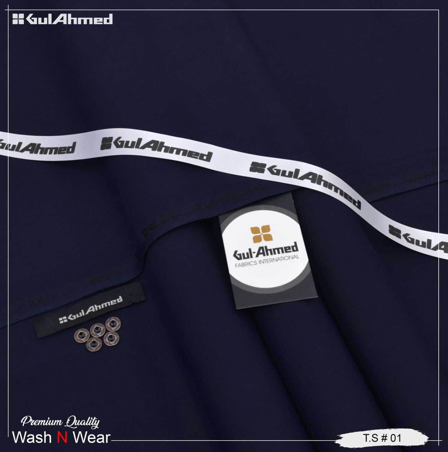 Gul Ahmed Boski Wash&Wear Unstitched