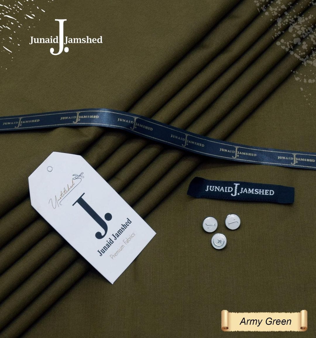 J. By Junaid Jamshed Boski Wash&Wear Unstitched Vol 16