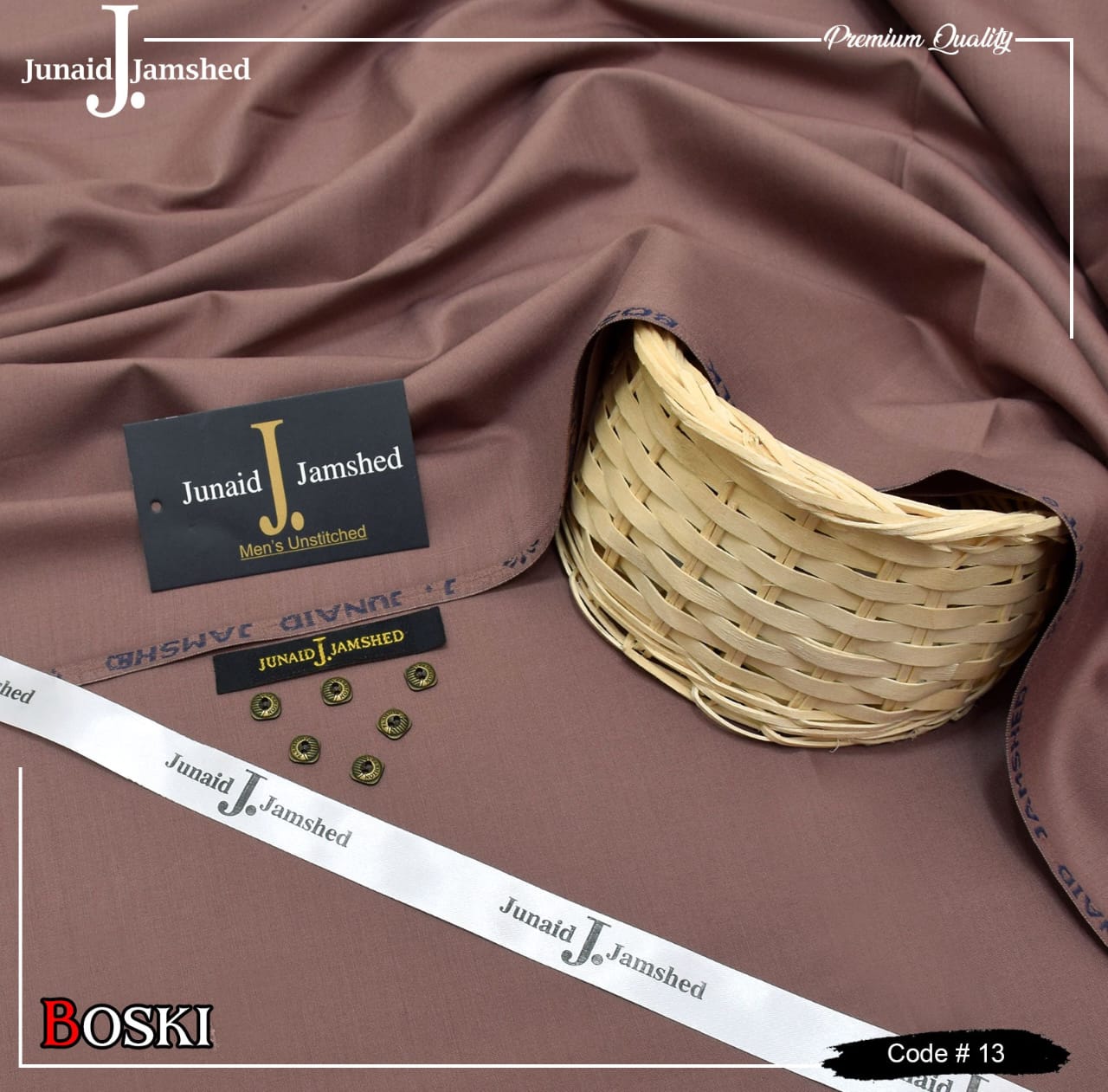 J. By Junaid Jamshed Boski Wash&Wear Unstitched Vol 16