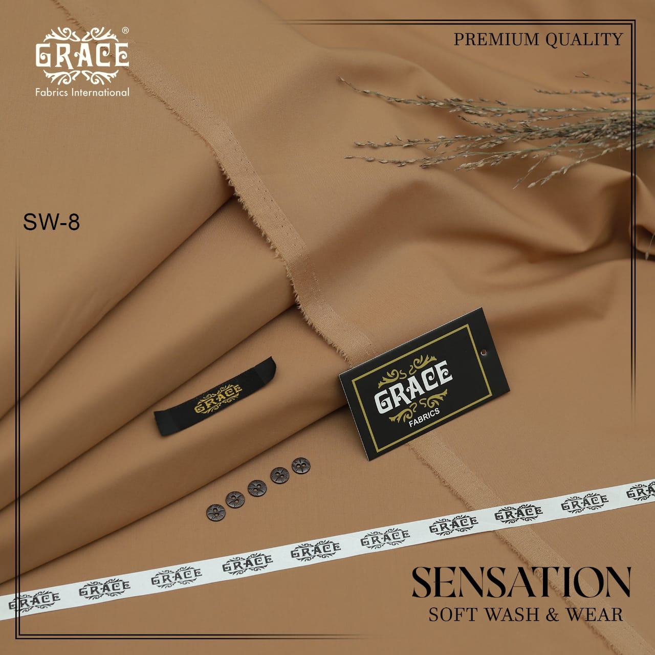 Grace Premium Boski Wash&Wear Unstitched